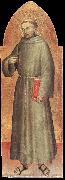 GIOVANNI DA MILANO St Francis of Assisi sh oil painting